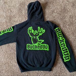 🦌 Bucked Up Neon Hoodie Sweatshirt